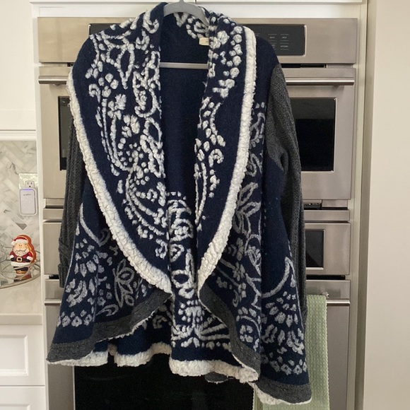 NWOT Anthropologie sweater coat - Picture 4 of 7